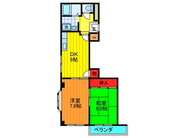 マンションアイオイの物件間取画像